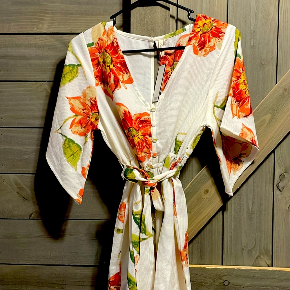 Ladies new size large shorts romper